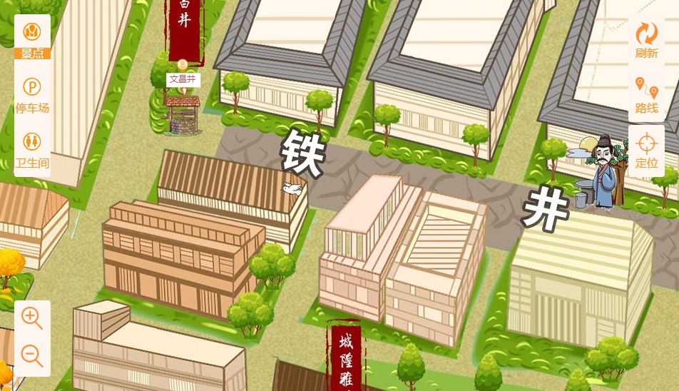 军垦路街道智慧景区：手绘地图与语音导览的完美融合